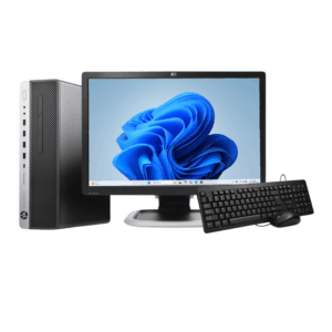 Anuncio de Compusdeguate. Computadora HP EliteDesk 800 G4 con Core i7 de 8va generación, 16GB de RAM y doble almacenamiento (256GB SSD + 1TB HDD). Precio de oferta Q3,690.00. Incluye monitor, teclado, ratón y un Regalo por Compra. Visita compusdeguate.com.