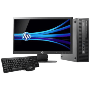 Anuncio de Corporación Tecnológica Importadores Directos (Compusdeguate). Computadora de escritorio HP EliteDesk 800 G2 en oferta por Q2,590.00 o 10 cuotas de Q259. Incluye CPU con Core i5, 16GB de RAM, SSD de 256GB, monitor y el valor añadido de un Escritorio y un Regulador de Voltaje GRATIS. Contacto: compusdeguate.com